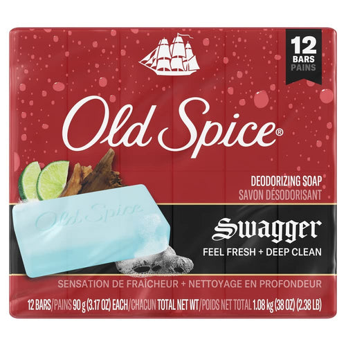 Men'S Bar Soap Swagger, 3.17Oz (12 Bars Total)