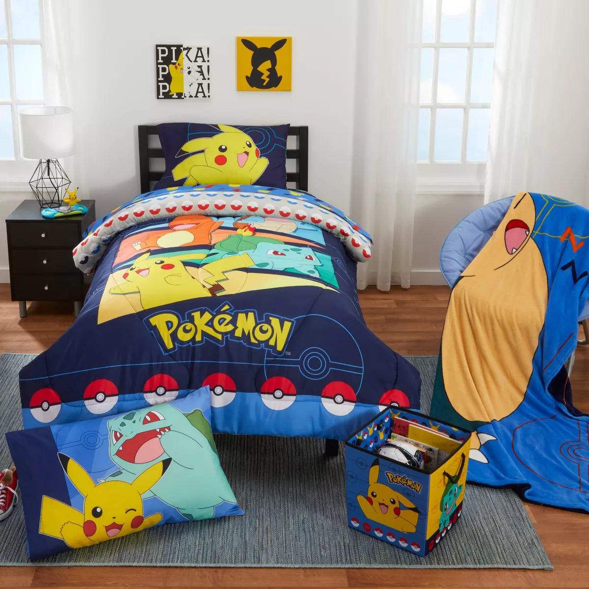Twin Pokemon Groove Reversible Kids' Comforter