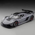 1:22 Scale Jesko Super Car Model Toys Metal Diecast Light Music Pull Back Sports Cars Models Collection Racing Vehicle Gift Boys