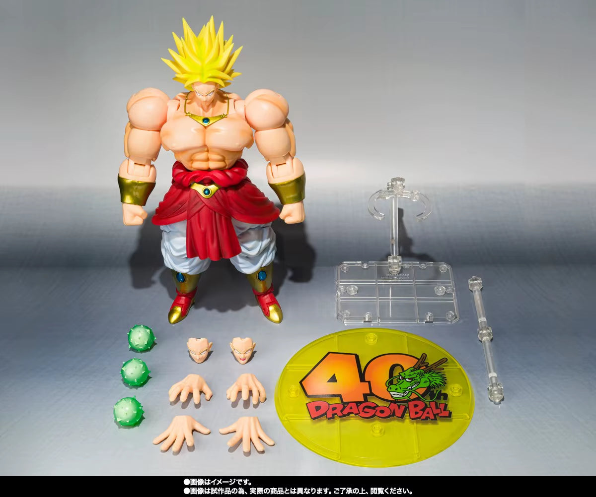 In Stock Genuine  Shfiguarts Dragon Ball Z 40Th Anniversary Reissue Edition Broly Figure Anime Action Model Toy