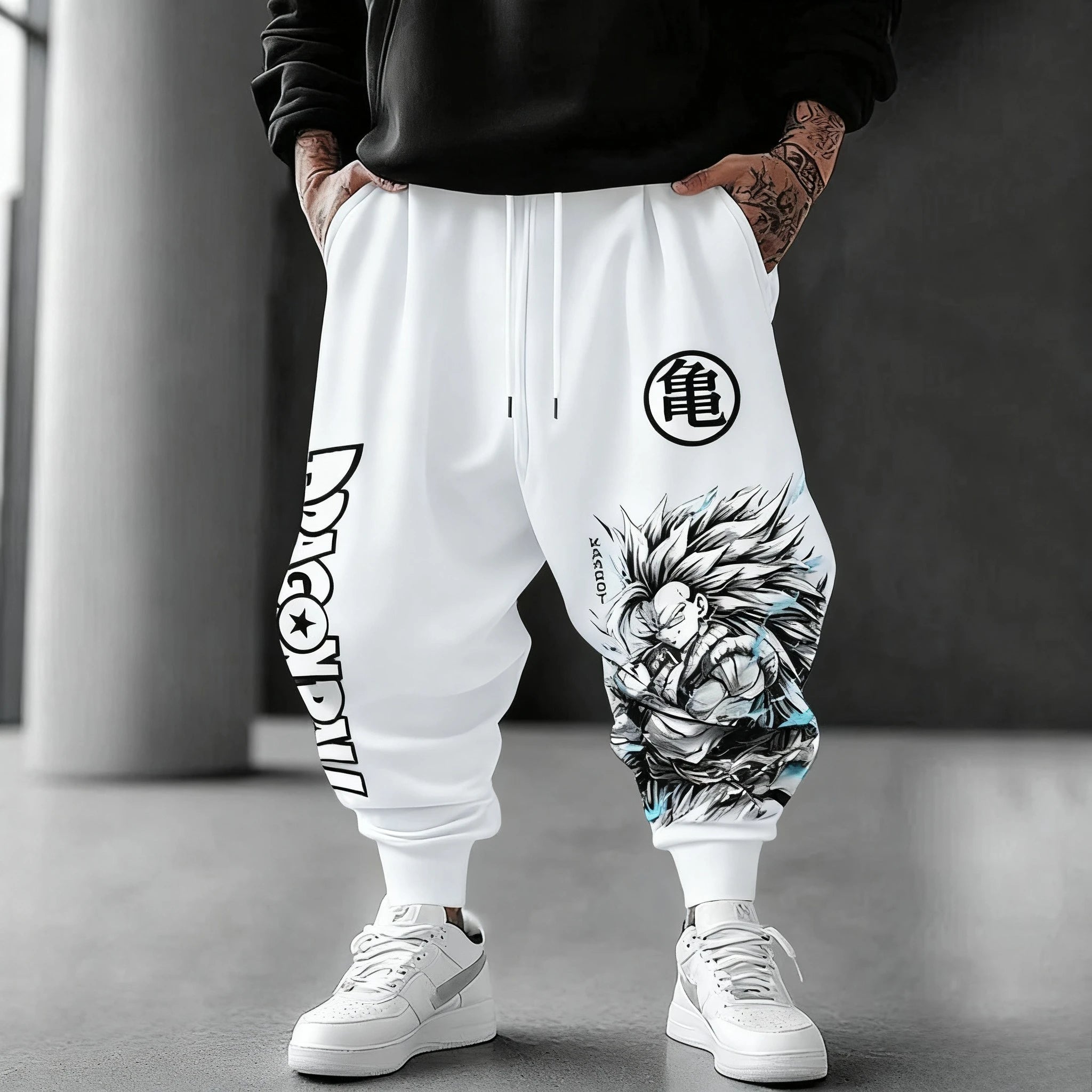 Dragon Ball Z Goku Anime Men Women Sweatpants Summer Streetwear Casual Pants Japanese Cartoon Print Hip Hop Trendy Y2K Clothes