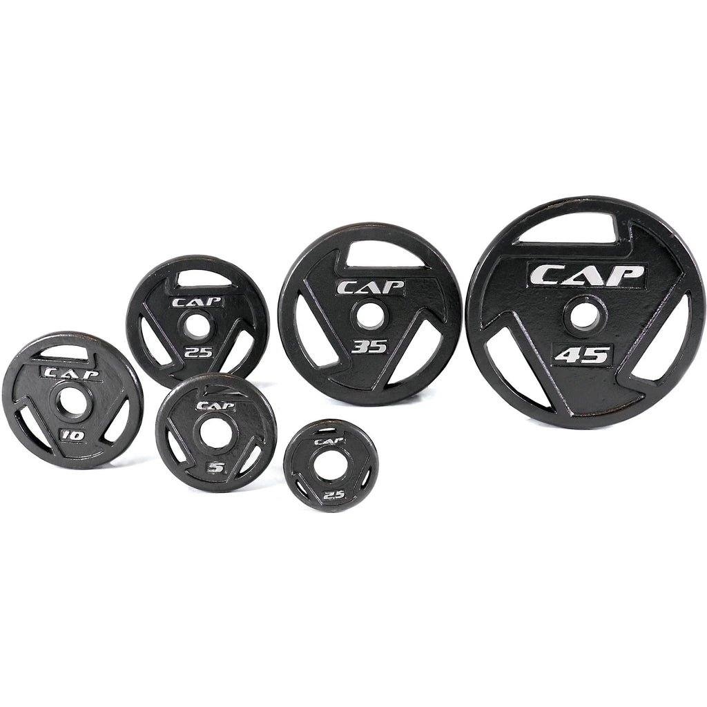 Barbell, 45Lb Olympic Grip Plate, Black
