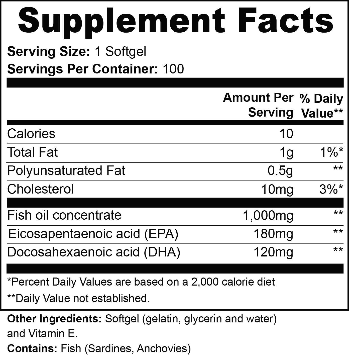 FISH OIL Omega3