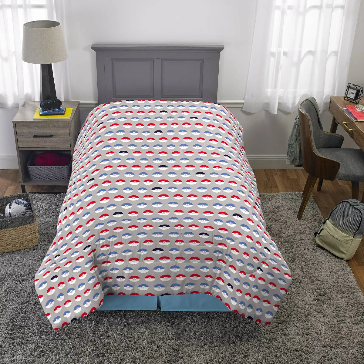 Twin Pokemon Groove Reversible Kids' Comforter