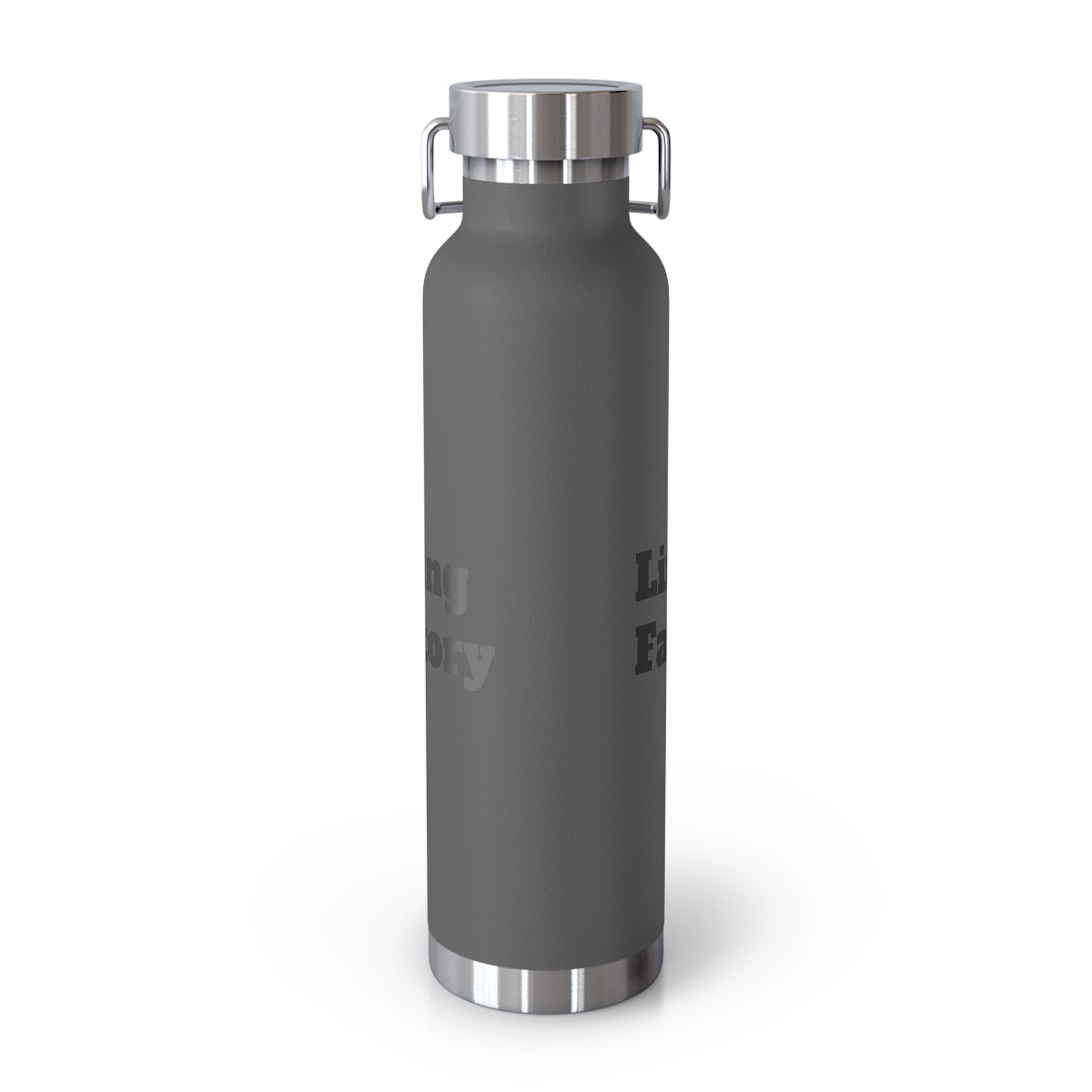 22oz Vacuum Water Bottle — 'Lifting Factory' Insulated Copper Flask