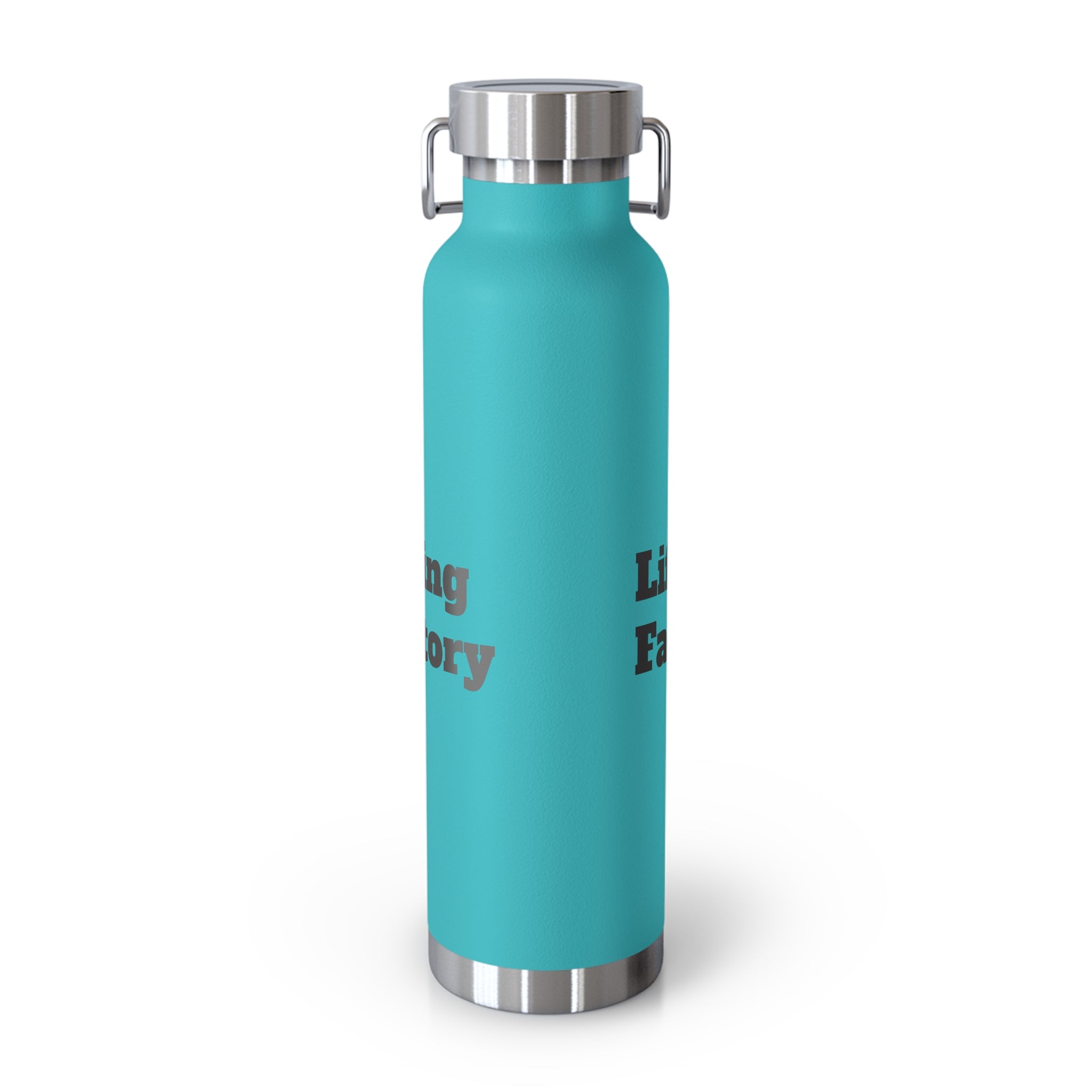 22oz Vacuum Water Bottle — 'Lifting Factory' Insulated Copper Flask
