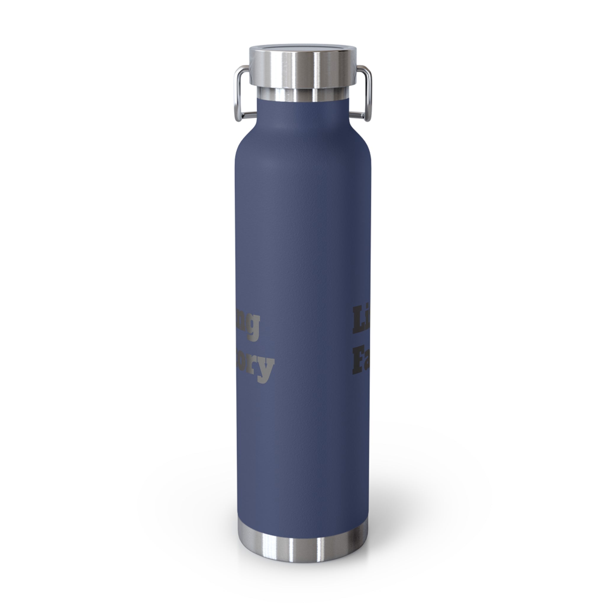 22oz Vacuum Water Bottle — 'Lifting Factory' Insulated Copper Flask