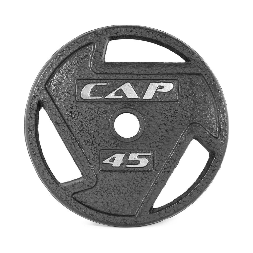 Barbell, 45Lb Olympic Grip Plate, Black