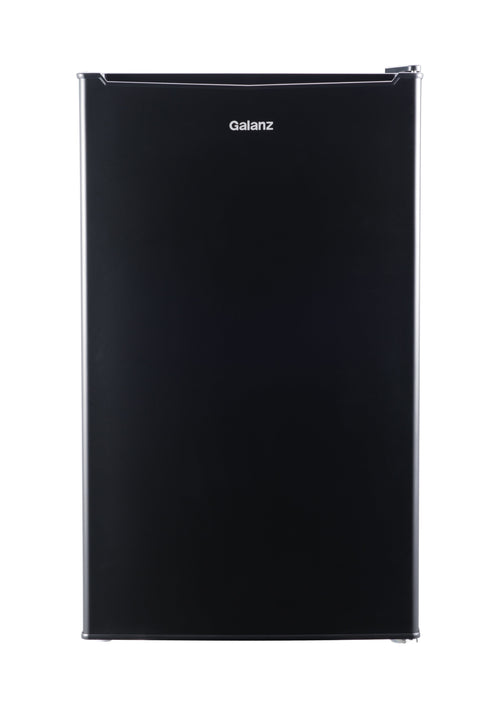 3.3 Cu Ft Compact Refrigerator, Black One Door Mini Fridge, Energy Star for Apartment, Dorm, Office, Bedroom