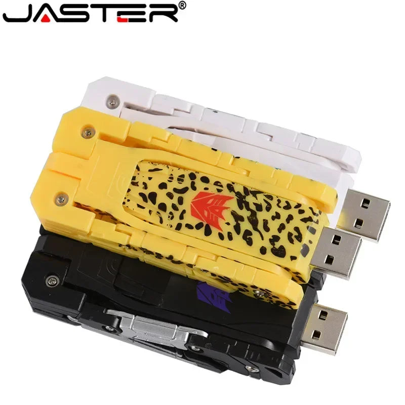 Transformers Plastic Pen Drive 256GB Real Capacity Creative Gift Flash Drives 128GB Gifts for Kids Usb Stick 64GB Memory Stick