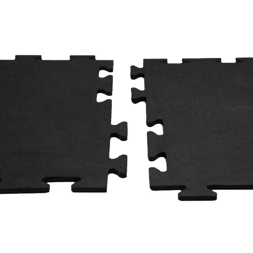 Armor-Lock (Fitness) 3/8 In. X 20 In. X 20 In. Black Interlocking Rubber Tiles (6-Pack, 16.5 Sq. Ft.)