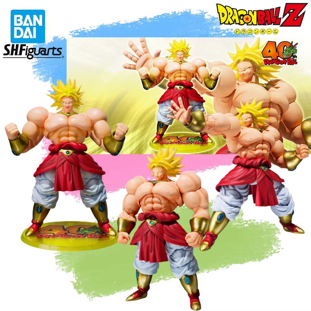 In Stock Genuine  Shfiguarts Dragon Ball Z 40Th Anniversary Reissue Edition Broly Figure Anime Action Model Toy
