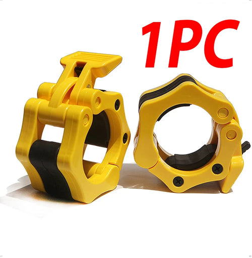 1PC of Locking 50Mm Diameter Standard Bar Dumbbell Barbell Collars Lock Clips Clamp Weight Lifting Gym Fitness Bodybuilding