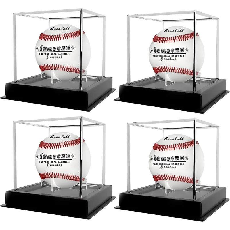 Quality Acrylic Baseball Box Display Golf Tennis Ball Transparent Case for Souvenir Storage Box