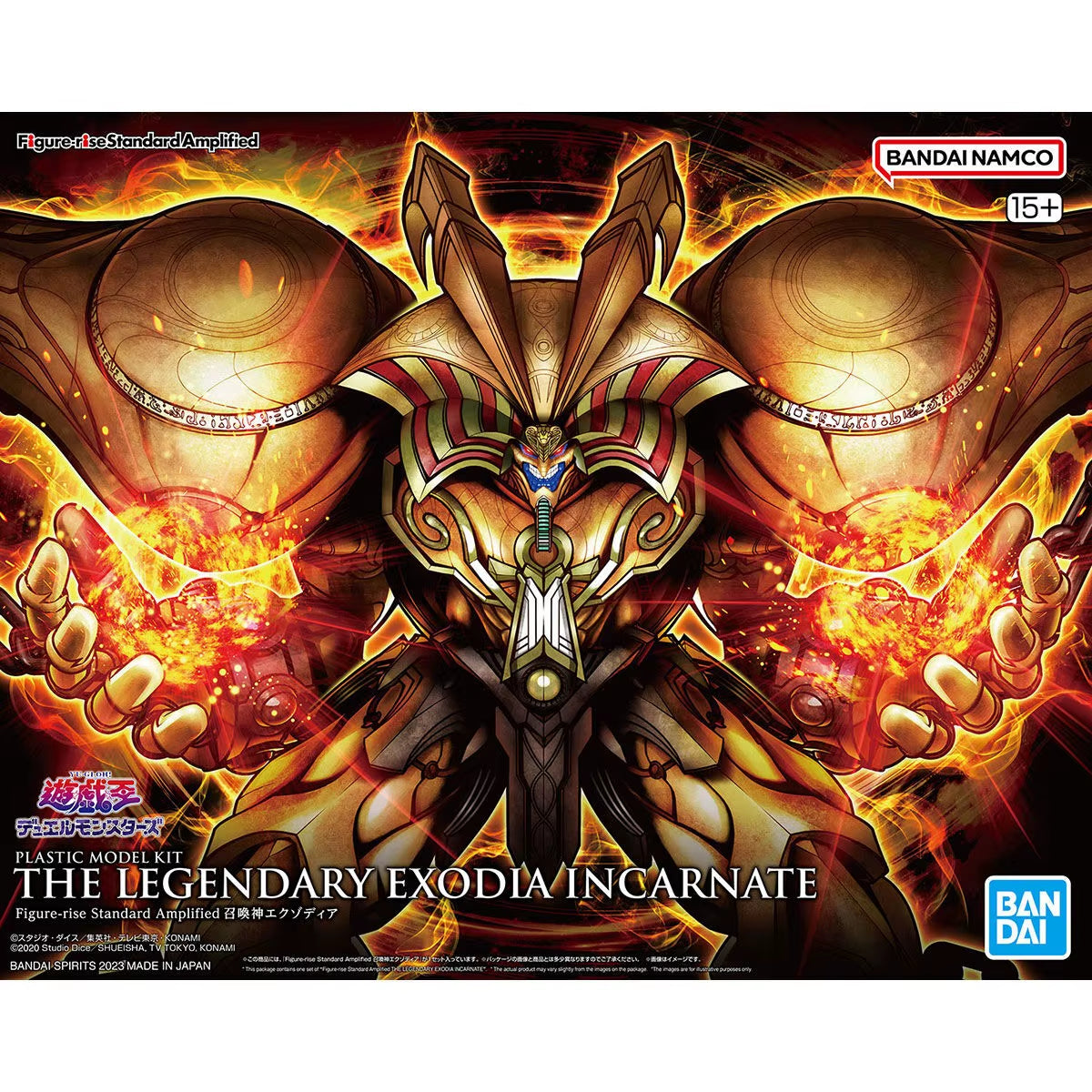 in Stock Original Figure-Rise Standard Amplified the LEGENDARY EXODIA INCARNATE Anime Action Figures Toys Collectible Kid