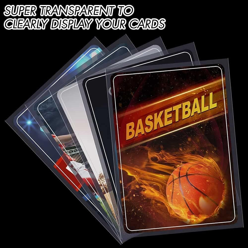 Trading Card Sleeves Plastic Clear Case Holder 1000 Baseball Cards Topload!! NEW