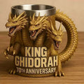6 Types Godzilla Anime Peripheral Model Ornament Water Cup Godzilla 70Th Anniversary 3D Resin Mug Cartoon Coffee Cups Kids Gift