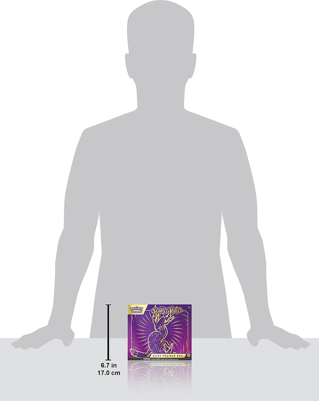 Pokemon TCG: Scarlet and Violet Elite Trainer Box - Miraidon Purple (1 Full Art Promo Card, 9 Boosters and Premium Accessories)