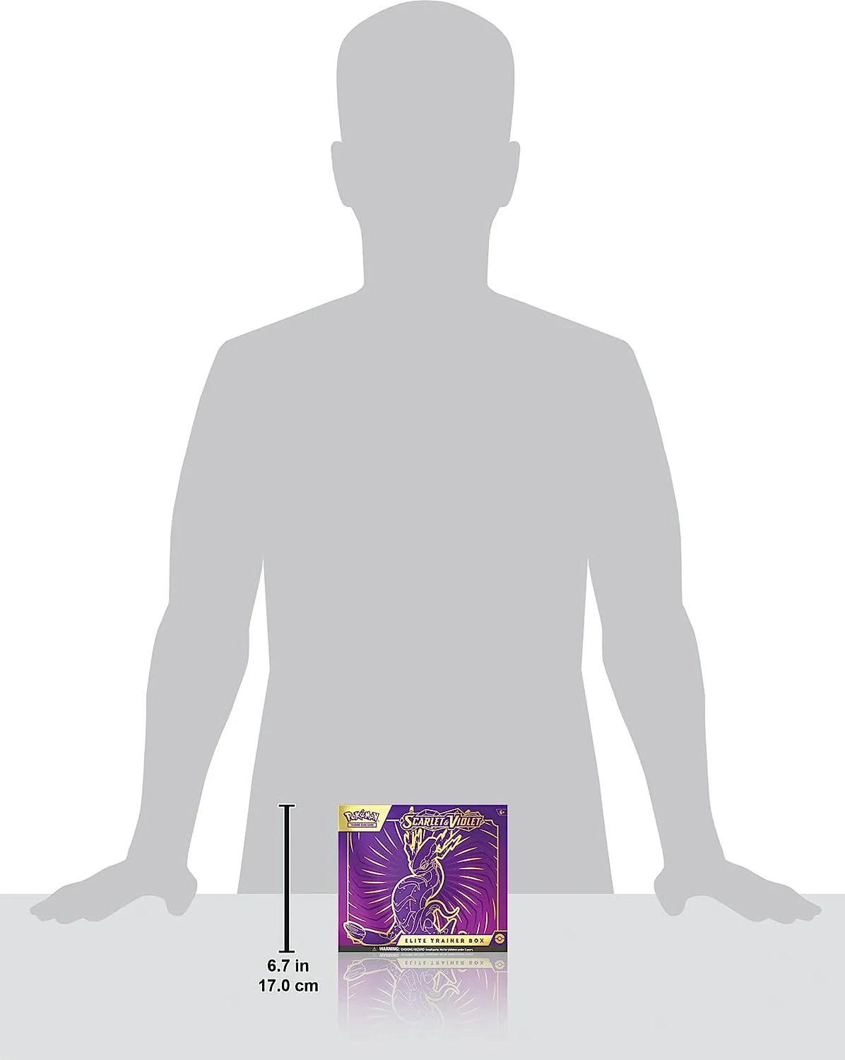 Pokemon TCG: Scarlet and Violet Elite Trainer Box - Miraidon Purple (1 Full Art Promo Card, 9 Boosters and Premium Accessories)