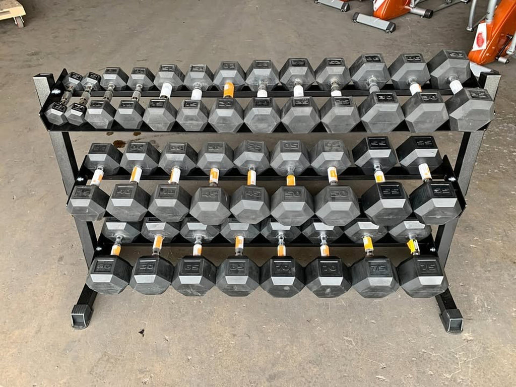 NEW 5–75 Lb Dumbbell Set + Rack – Full Commercial Gym Bundle, Home Gym