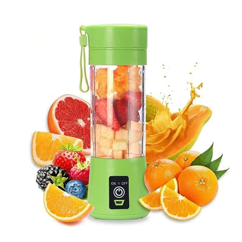 Blender Lemon Portable Electric Juicer USB Rechargeable Fresh Fruit Juice Frozen Kitchen Maker Squeezer Blades Mixer