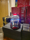 IRONMAN MK5 Helmet UPGRADED 2025 Side Lights Silver
